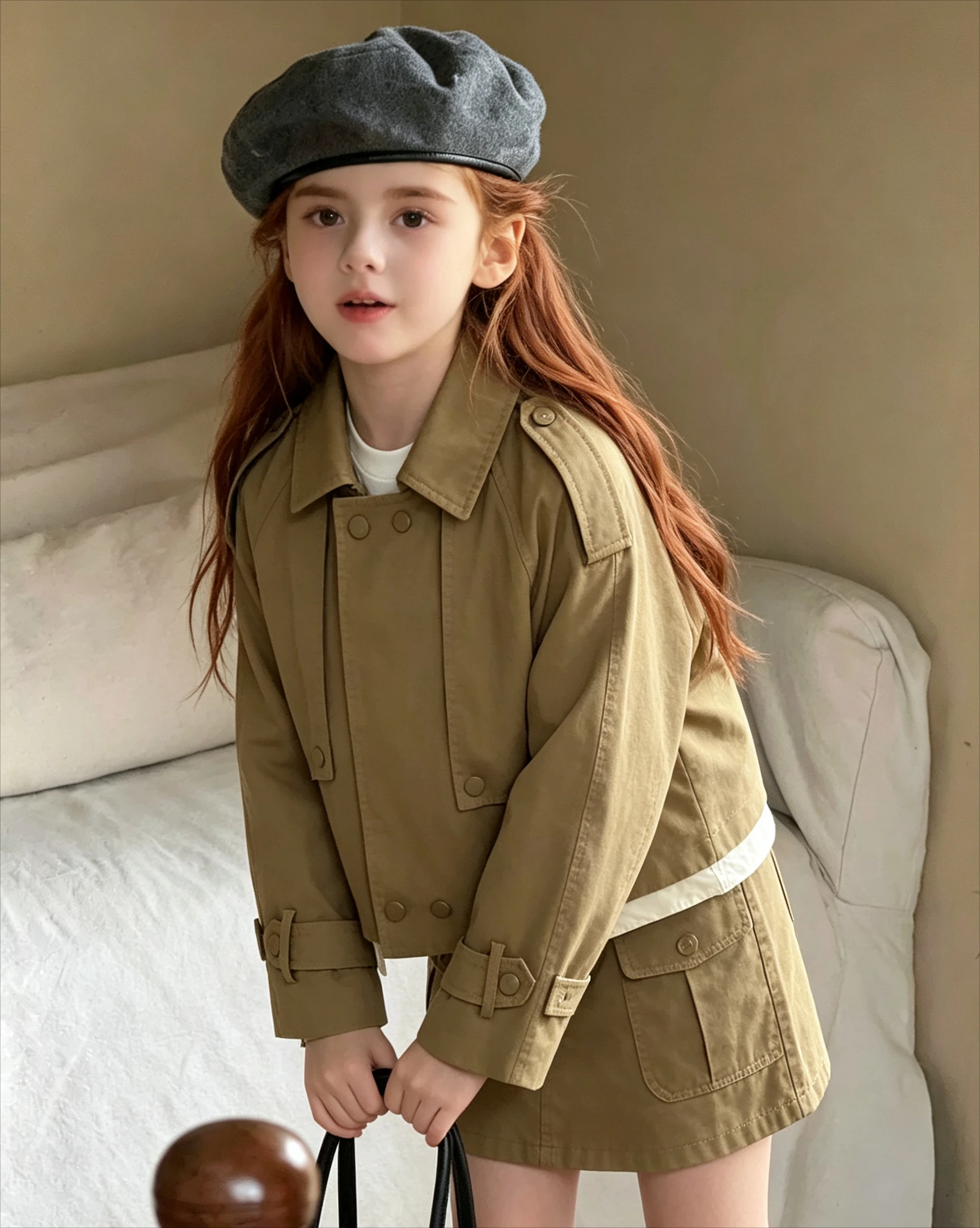 2026 Autumn New Korean Casual Versatile Trendy Windbreaker Jacket Retro Outerwear Autumn Clothing for Children