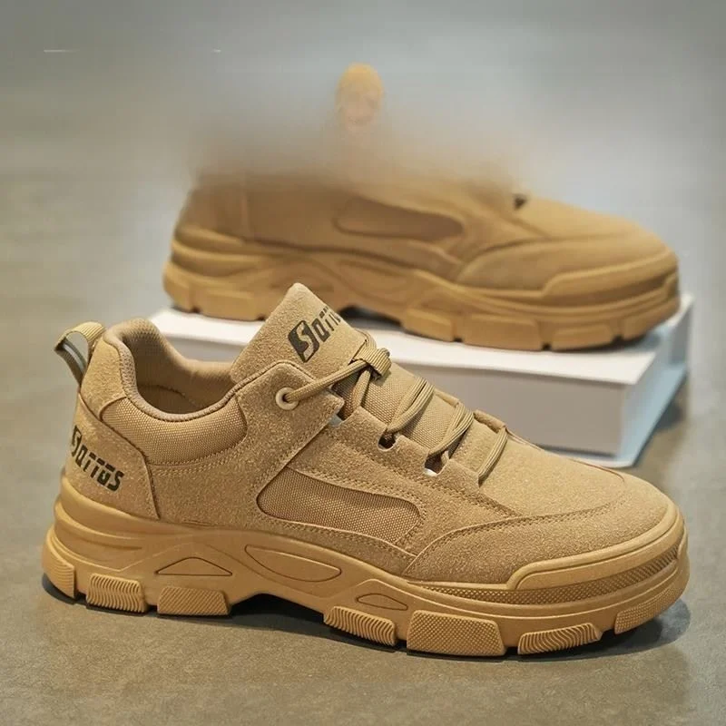 

Men's Work Shoes Sporty Casual Wear-Resistant Autumn 2025 New Style Anti-Slip Labor Protection Fashionable Outdoor Leisure Fo...