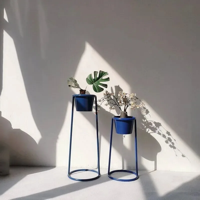 Kawaii Vertical Planter Tower Indoor Pot Rack Blue Planter Tower Art Flower Giardino Arredamento Esterno Vintage Furniture
