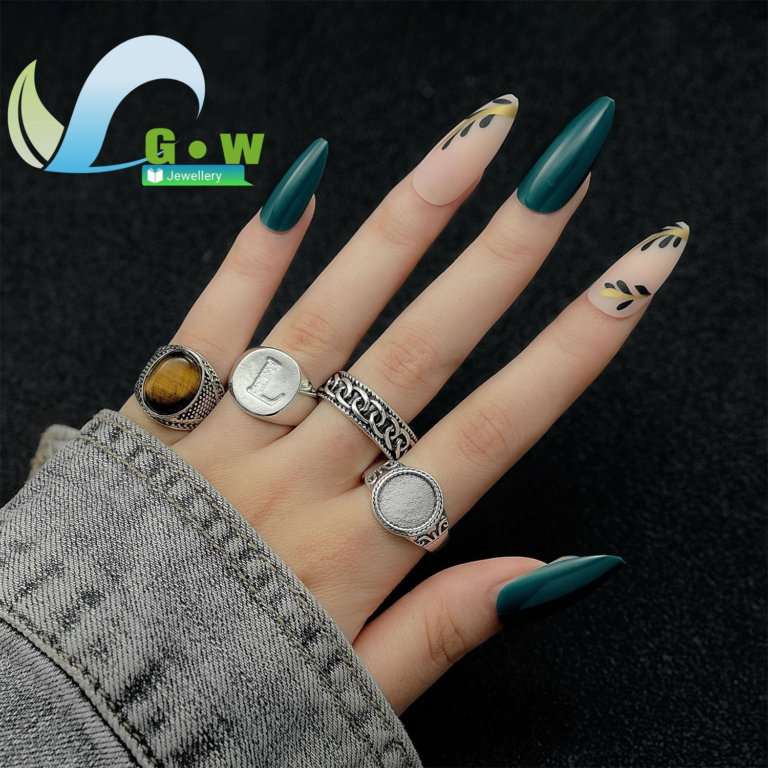 novo-conjunto-de-aneis-vintage-de-4-pecas-para-mulheres-com-pedra-olho-de-tigre-e-design-de-letras-em-ingles-aneis-ajustaveis-e-empilhaveis