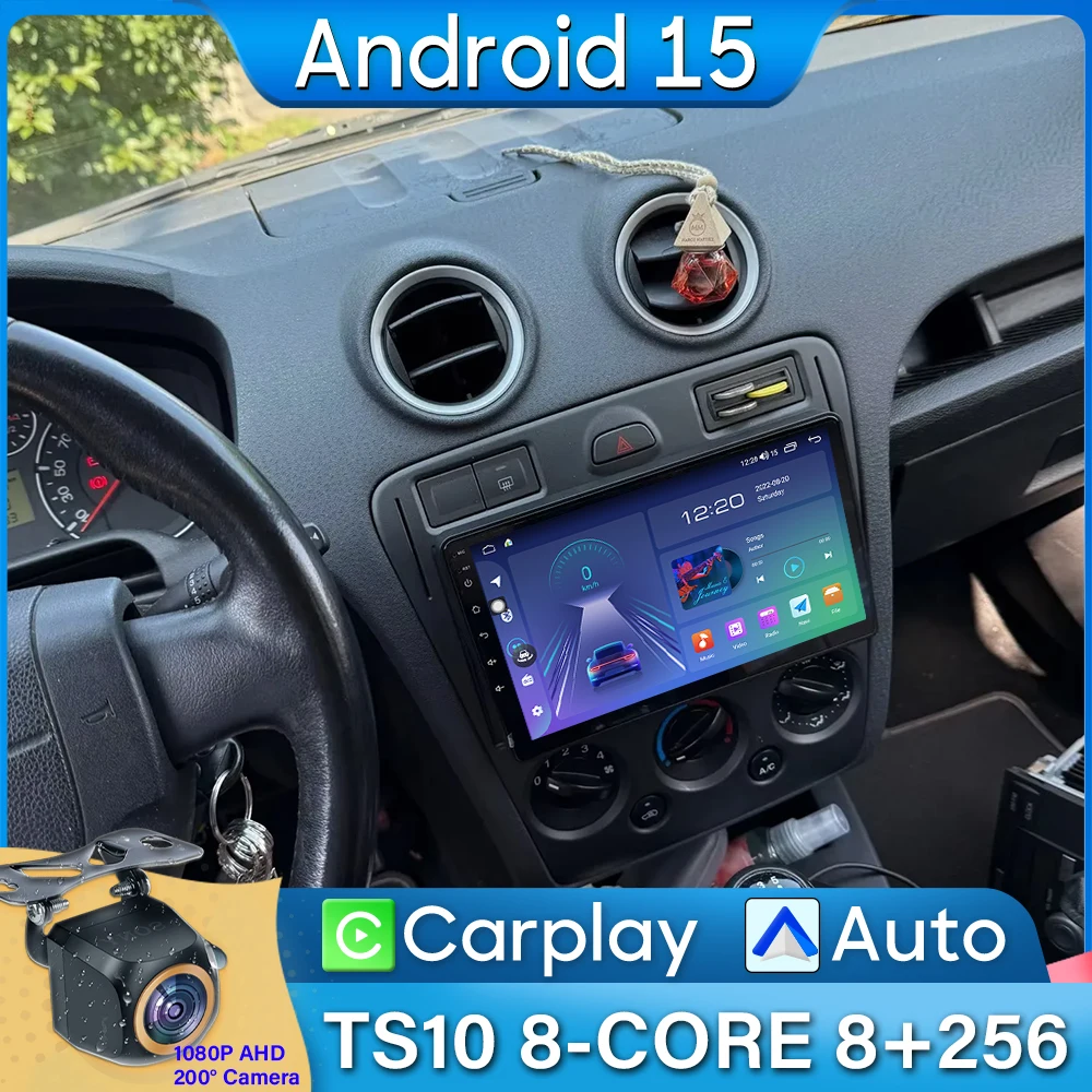 Car Radio Android 14 For Ford Fusion 1 2005-2012 Navigation GPS Android Auto Carplay Cam Video No 2din 2K Display Autoradio DVD