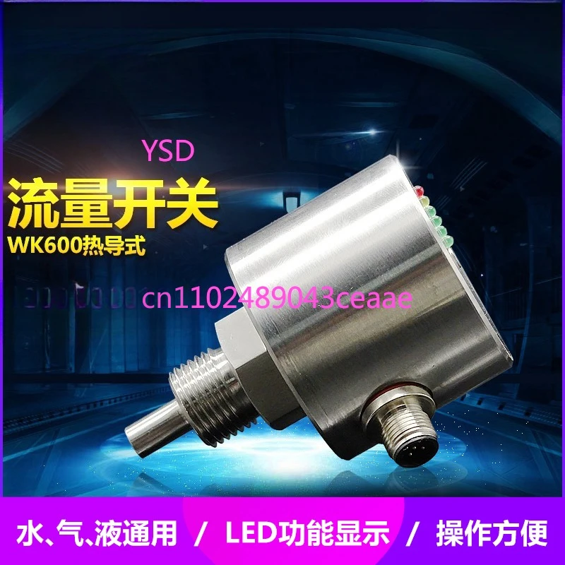 High Precision Customization Thermal Conductivity Electronic Pipeline Flow Switch Target Sensor