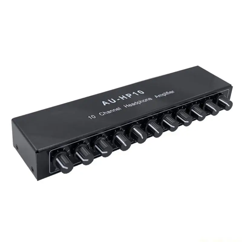 F62C 10 Channel Headphone Speaker Amplifier Board 12-24V 3.5mm Amplifier Distributor