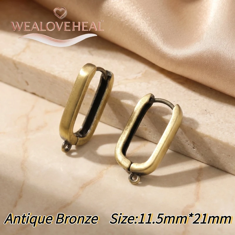 schmuckherstellung zubehör，Antike Bronze-Ohrringverschlüsse für DIY-Schmuckherstellung, Ohrringhaken, Zubehör, handgefertigte Bastelmaterialien, Großhandel – Detail 27