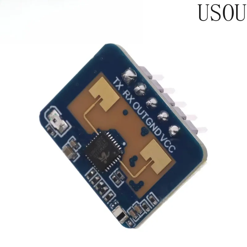 HLK-LD2410C 24G mmWave FMCW Millimeter Wave 5M Human Presence Status Radar Sensor Motion Detection Module High Sensitivity Cable