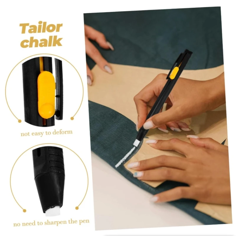 

Набор кожаных меловых карандашей. Эргономичные портновские маркировочные ручки для швейных поделок и работы по коже. Невидимая маркировка.
