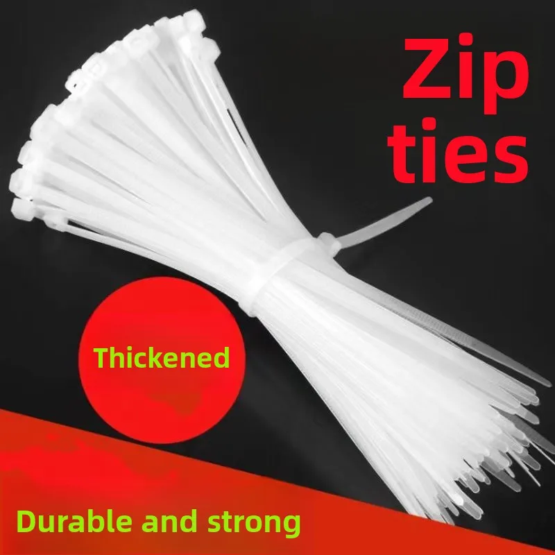 ナイロン製セルフロック式結束バンド-強力ケーブルオーガナイザー-ファスナー-大量-家庭用収納ソリューション