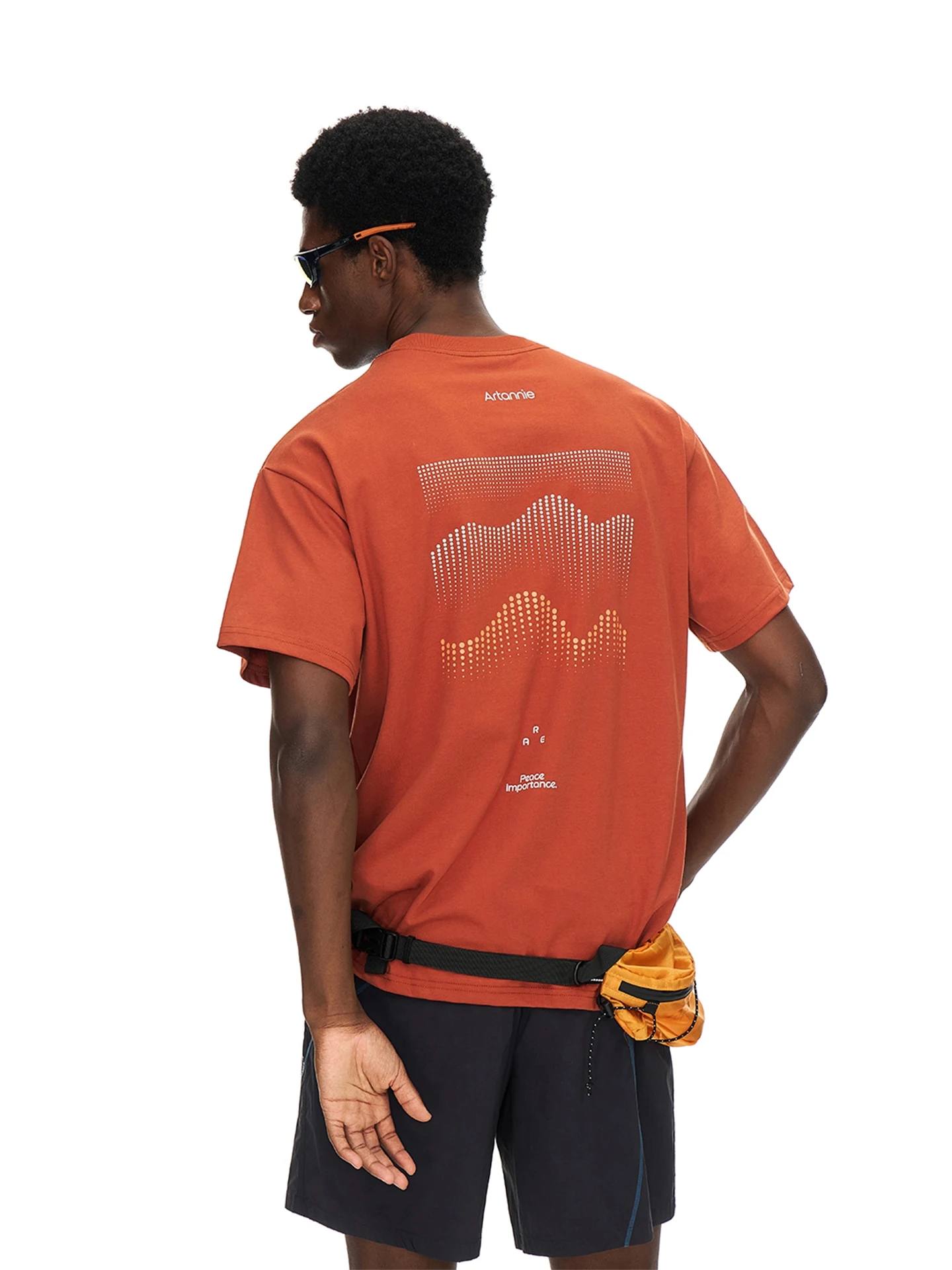 ARTANNIE Sport Quick Dry Short Sleeve Men's T-shirt Summer 2026 Couple's Polka Dot Print Half Sleeve Sweat Absorbent T-shirt