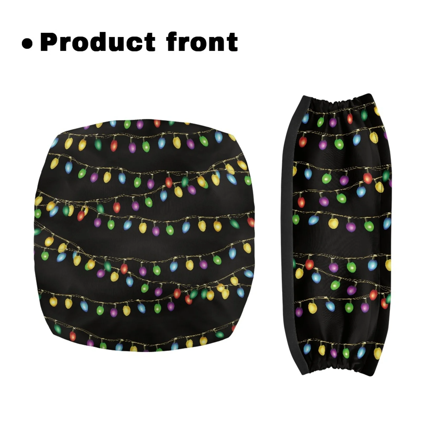 Coloranimal Coloured Lights 2 Pieces Set Walker Seat Cover for Unisex Rollator Walker Cover New Trend