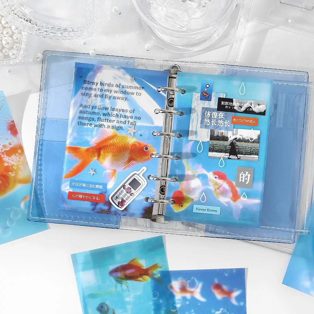 

24sets/lot Memo Pads Material Paper White Sun Mirage Junk Journal Scrapbooking Cards Background Decoration Paper