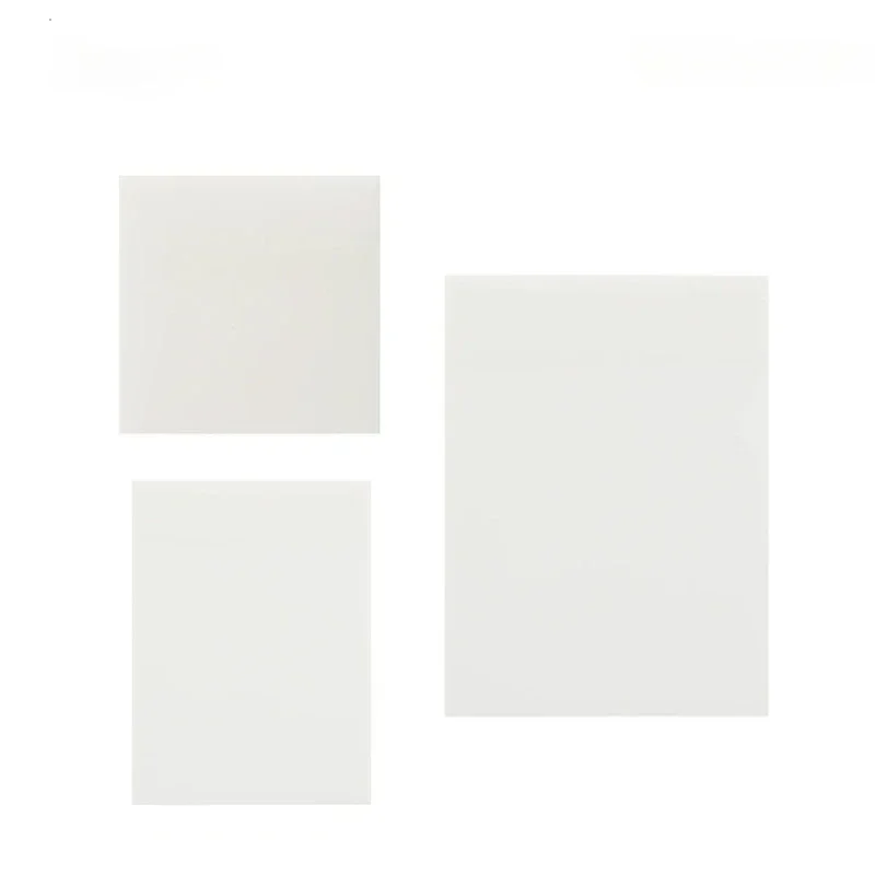 50 Sheet Transparent Sticky Notes Posted it Self-Adhesive BookMarkers Annotation Reading Book Clear Tab Kawaii School Stationery