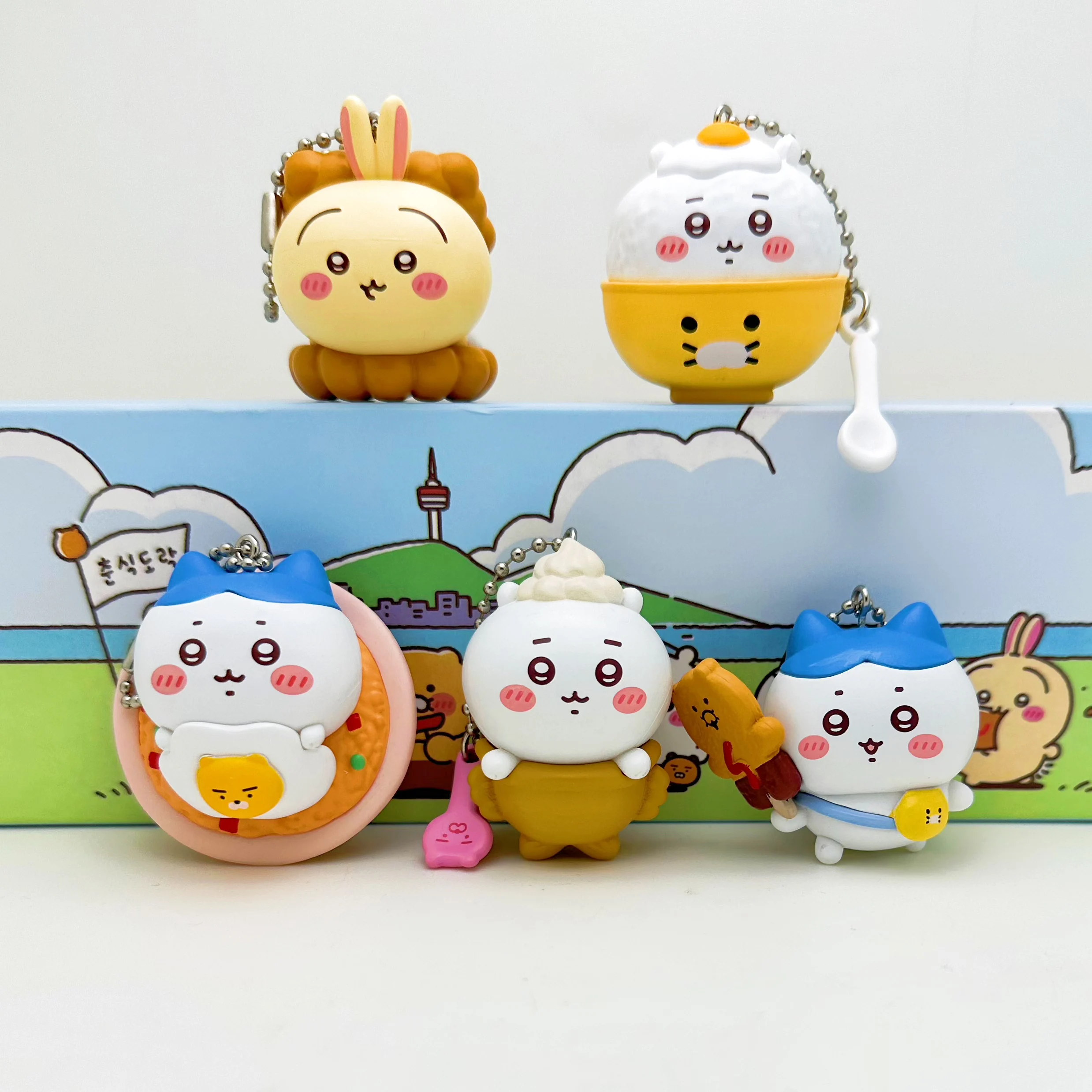 Новый стиль Chiikawa Mystery Blind Box брелок, Usagi Hachiware мини-фигурка сумка Шарм милый коллекционный аниме подарок для детей