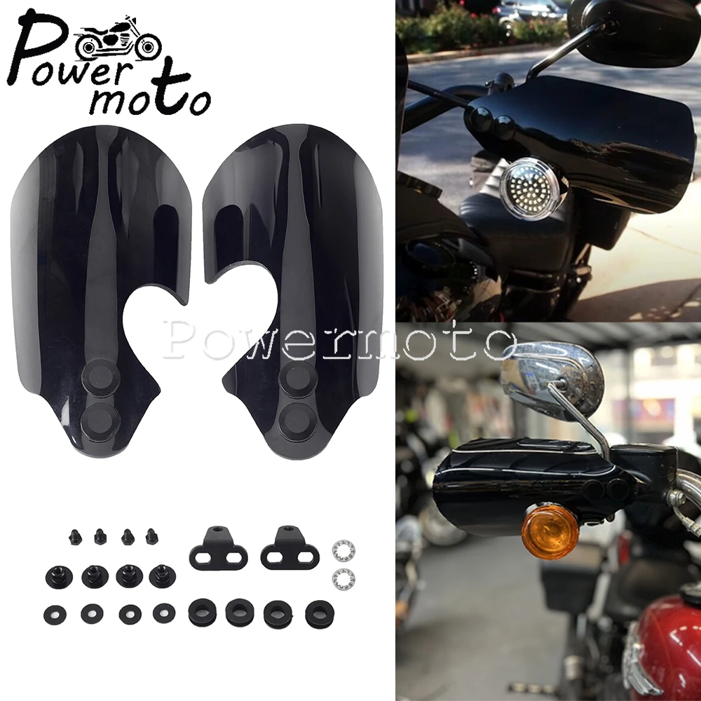 Motorcycle Handguards Protection Hand Guards Protector with Mounting Hardware For Road King Special FLHRXS 2017-2020 Windshiled