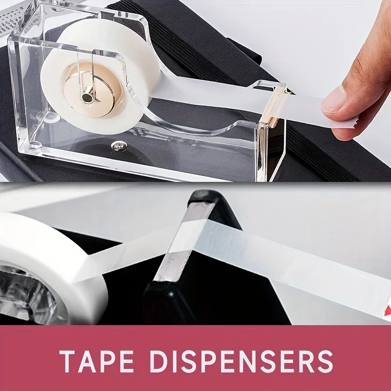 8Rolls/10Rolls/12Rolls Tapes, Matte Finish Invisible Tape, Translucent Tape Great For Correction And Labeling