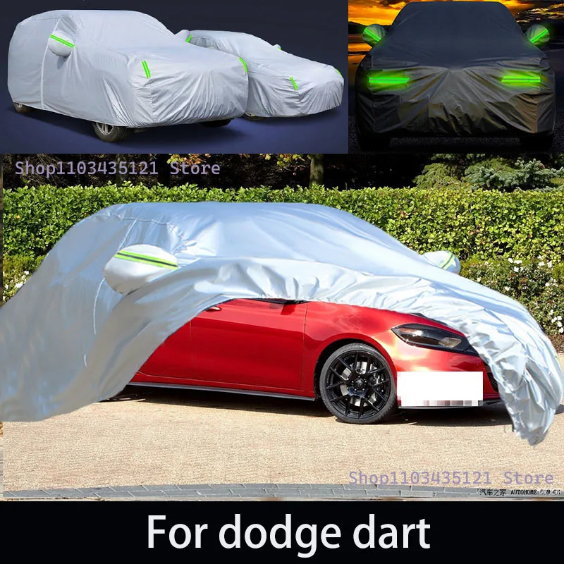 

For dodge dart Outdoor Protection Full Car Covers Snow Cover Sunshade Waterproof Dustproof Exterior Car accessories