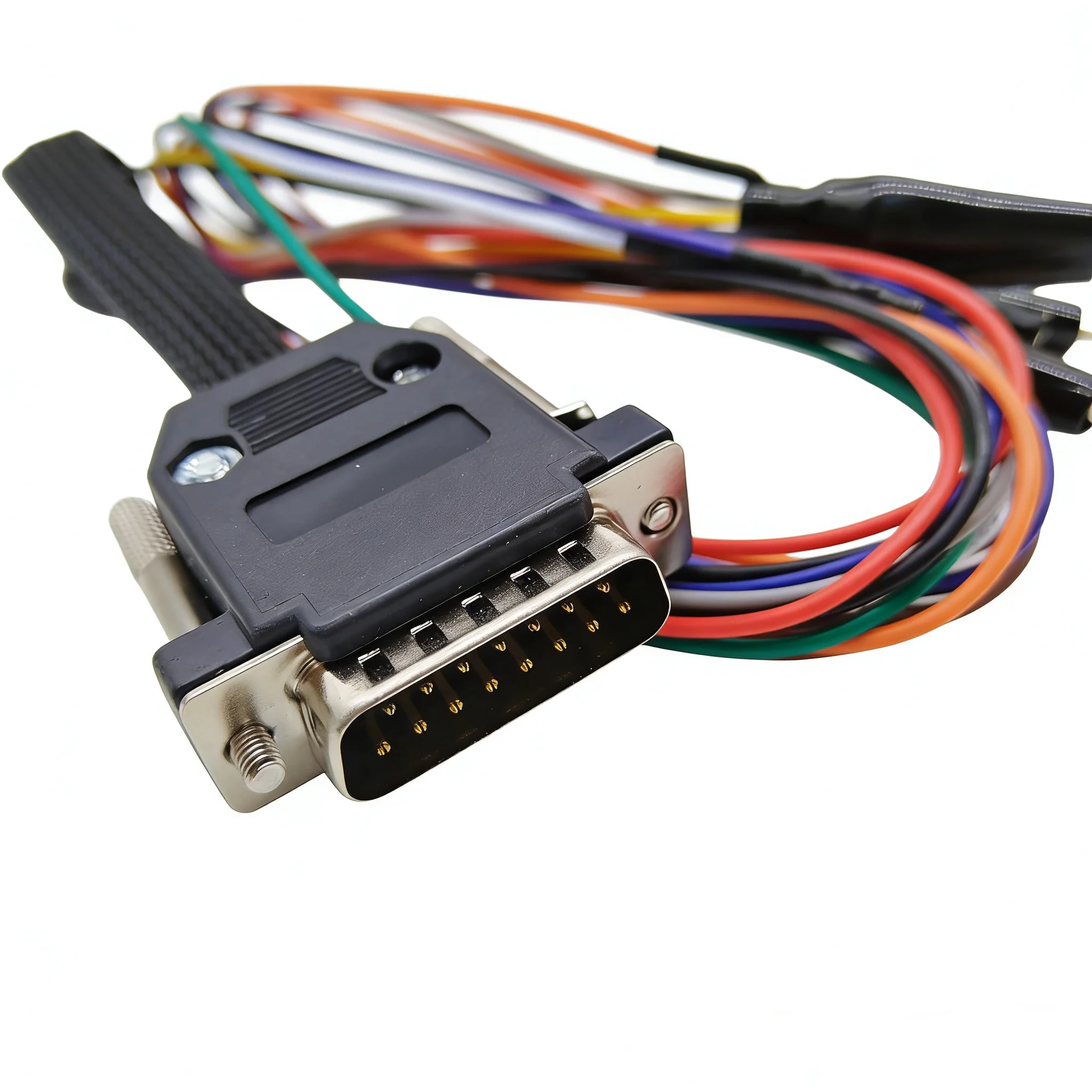 for KTAG KT-M KE-SS OBD2 Diagnostic Cable Main Line 14P 600KT02 DB15 MED17-EDC17 TRICORE Adapter F32GN037C ECU Connector