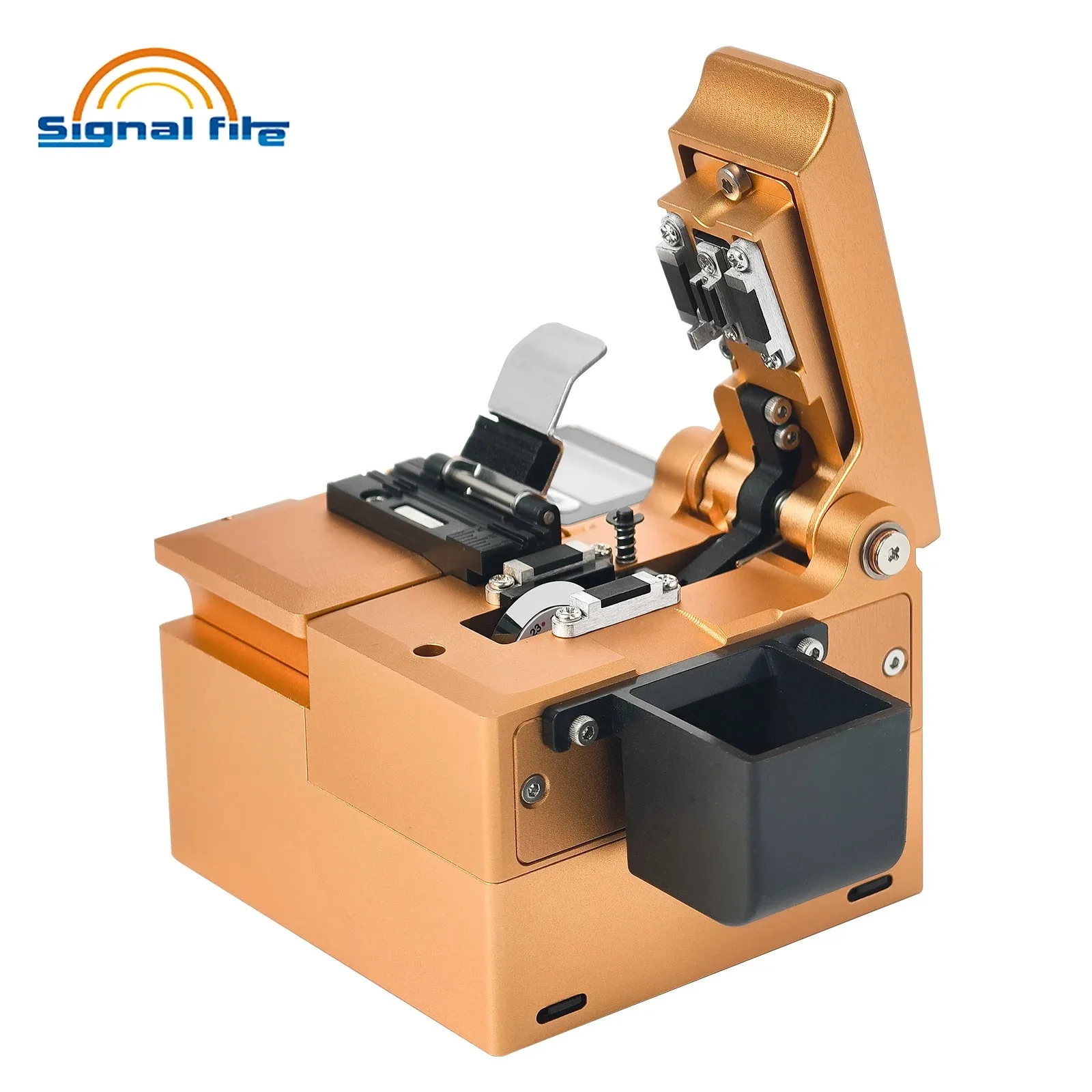 Signal Fire SF-11 Fiber Optic Cleaver And Heat Stripper Tool 2-in-1 Multi-Functional Fixture 0.6° Cutting Angle for Precision