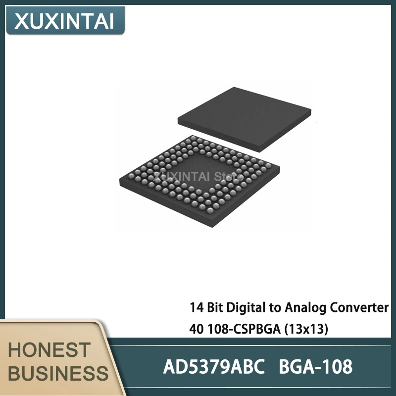 

5Pcs/Lot New Original AD5379ABC AD5379 14 Bit Digital to Analog Converter 40 108-CSPBGA (13x13)