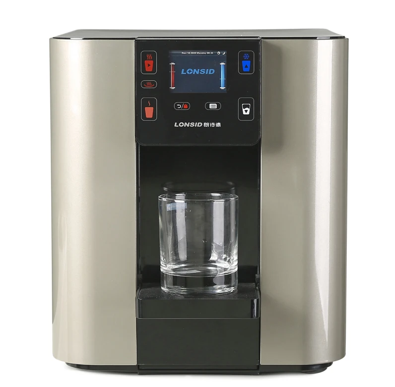 Desktop Water Dispenser with Hot and Cold Filter Elements for Office and Home Use, Classic Design, Multiple Colors Available