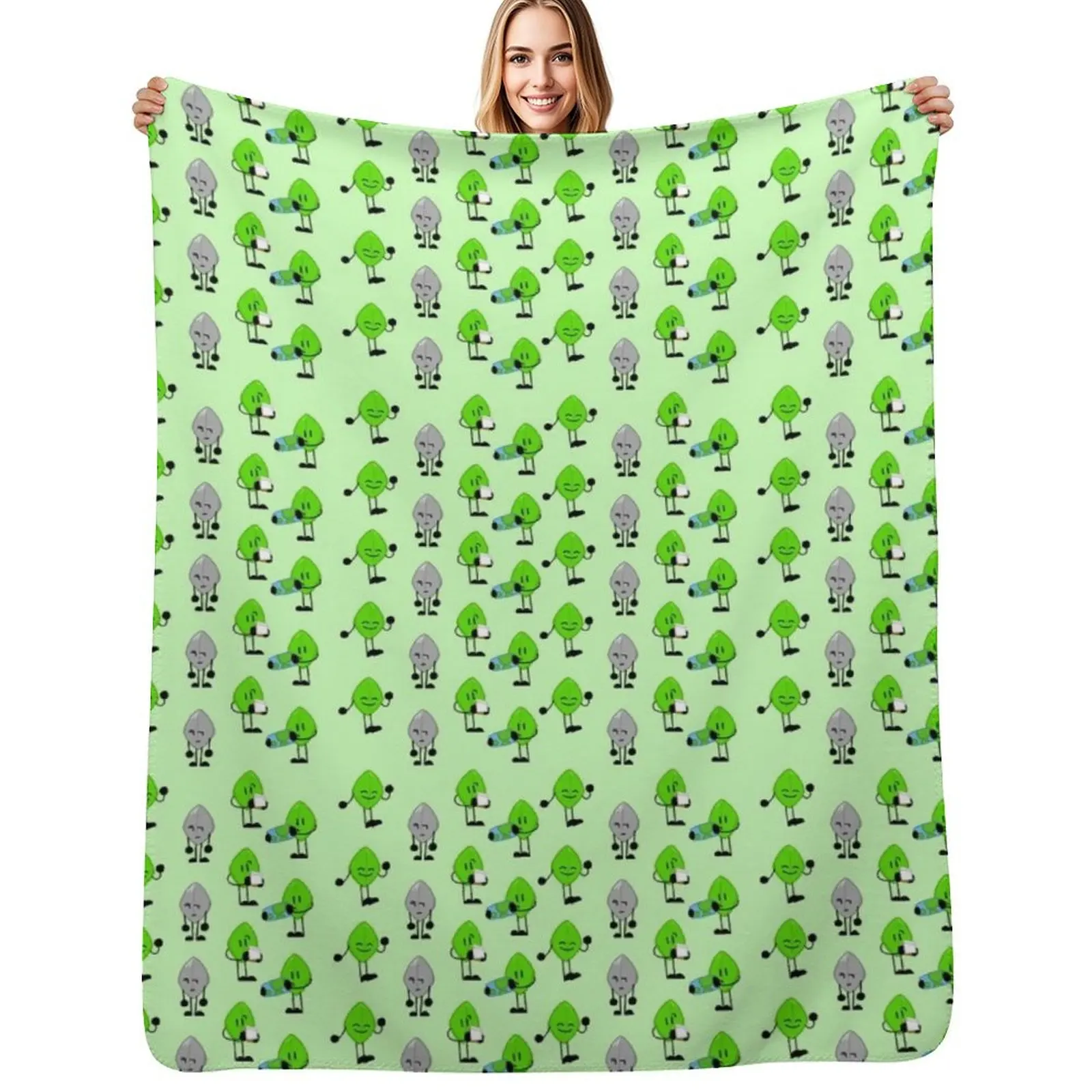 

BFB Leafy Spread Throw Blanket christmas gifts Custom Designers Blanket