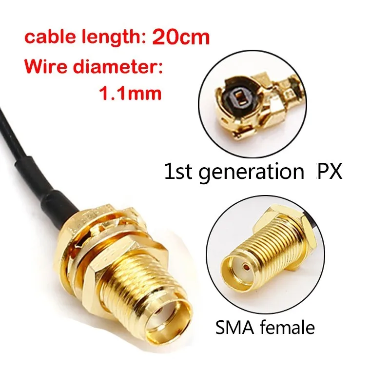GWS 5/20/50 Sets 433 MHz Antenne 5 dBi Gewinn SMA-Stecker U.FL auf SMA-Buchse LoRa LoRaWAN Signalempfänger mit niedrigem SWR Signalverstärker Repeater – Detail 7