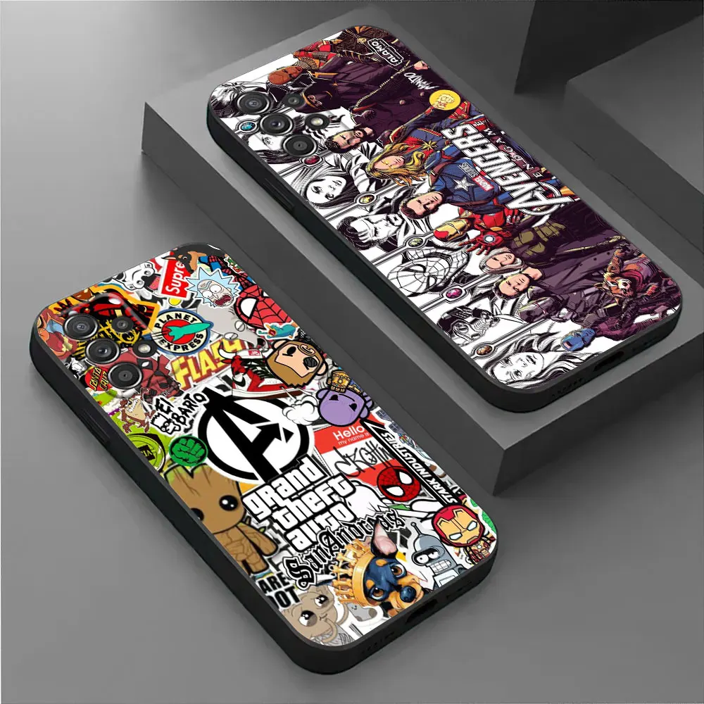 Avengers Endgame Hero Marvel Phone Case For Samsung Galaxy A17 A57 A37 5G A07 A55 A54 A34 A35 A25 A15 A56 A36 A26 A16 A06 Cover