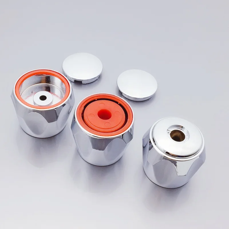 

Запасной комплект, смесители для кухни и ванной комнаты, пластиковая ручка, 1 шт./2 шт., кран для горячей и холодной воды, верхняя крышка для смесителя, хромированная