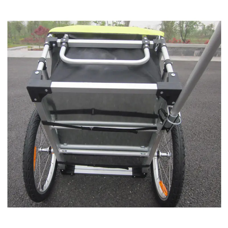 20 Inch Bike Cargo Luggage Trailer With Rain Cover, Aluminium Alloy Frame Bicycle Trailer, Luggage Cart, Mountain Bike Trailer