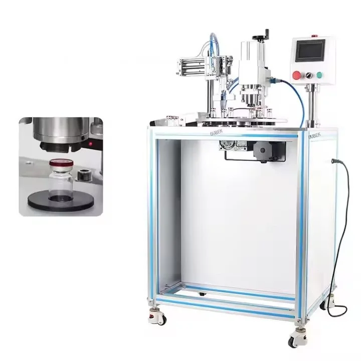 Semi-Automatic Rotary Capping Machine Glass Jar & Alumina Cap Sealing With PLC Control, Adaptable To Olive Oil Bottles