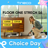 Tineco Floor One Stretch S6 Cordless Wet Dry Vacuum Cleaner 180°Lay-Flat Smart Mop Long Runtime 158℉ Flashdry Triple-Sided Edge