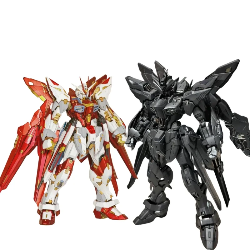 1/100 Mgex Seed Destiny Strike Freedom Midnight Coating Montagemodell Figur Mecha Roboter Statue Ornament Sammlung Geschenkspielzeug