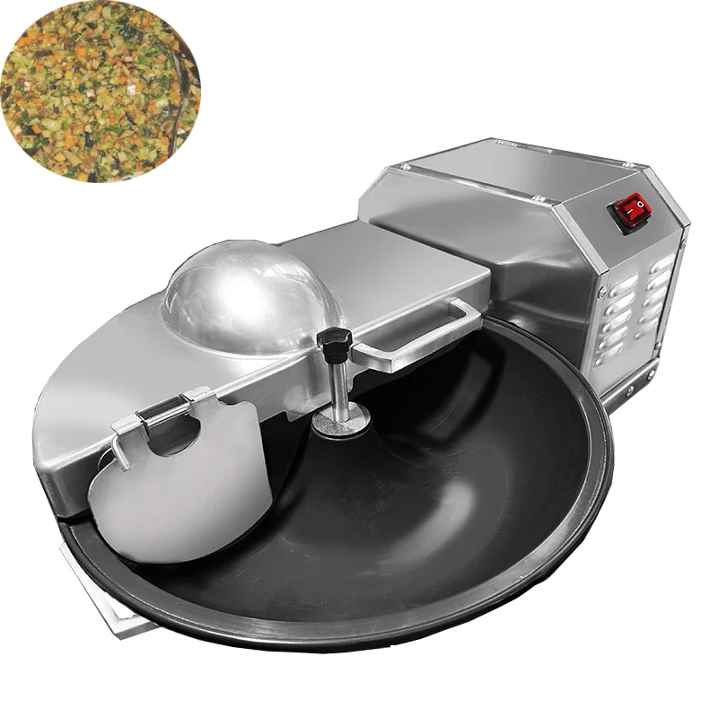 Home & Commercial Vegetable Cutter Machine Electric 5L Basin Type Vegetable Stuffing Chopper Machine
