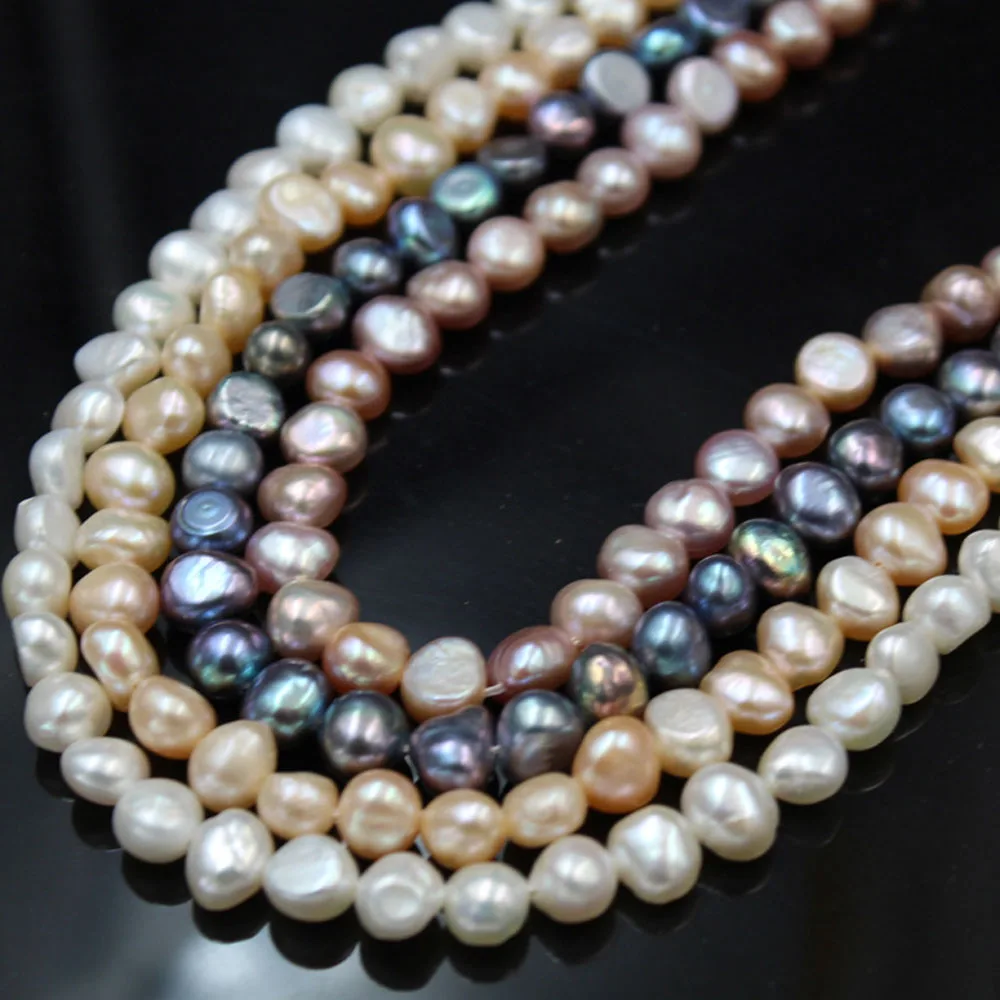Higher Quality Baroque Pearls 4-9mm Natural Freshwater Pearl Loose Beads for Jewelry Making Supplies DIY Necklace Accessories