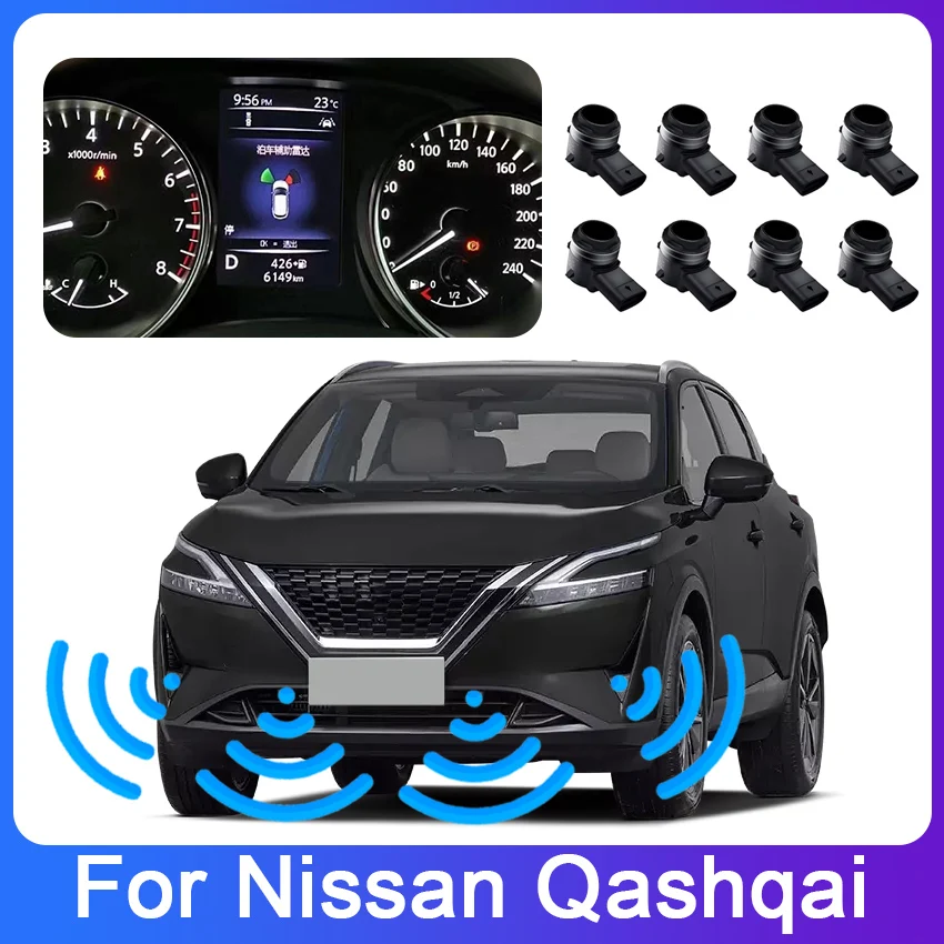 New! Original Sensors Car Parking Sensor Assistance Backup Radar Buzzer System Rear Front Bumper For Nissan Qashqai 2016 To 2024