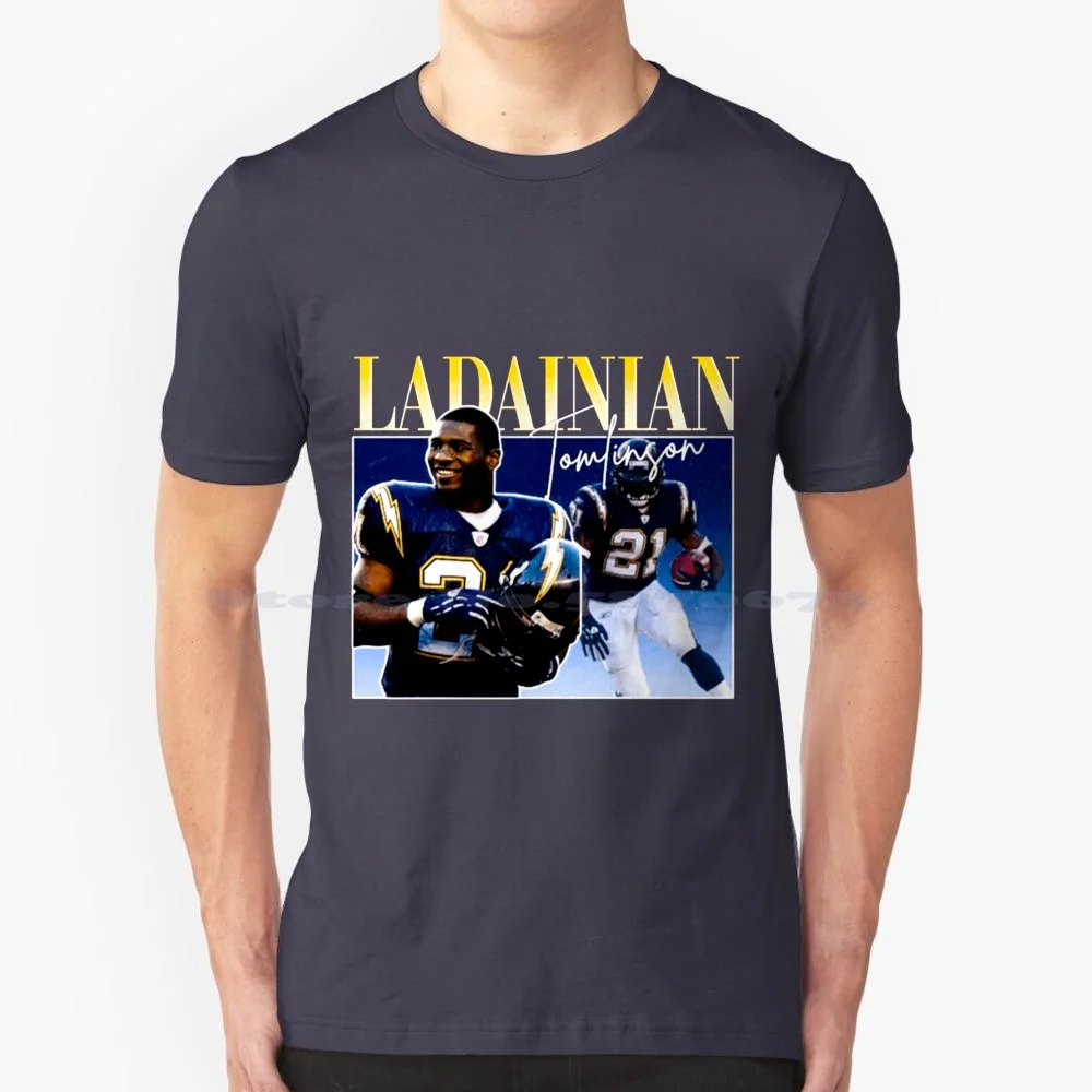 Ladainian Tomlinson T Shirt 100% Cotton Tee Ladainian Tomlinsons Ladainian Tomlinson Art The Ladainian Tomlinson Ladainian