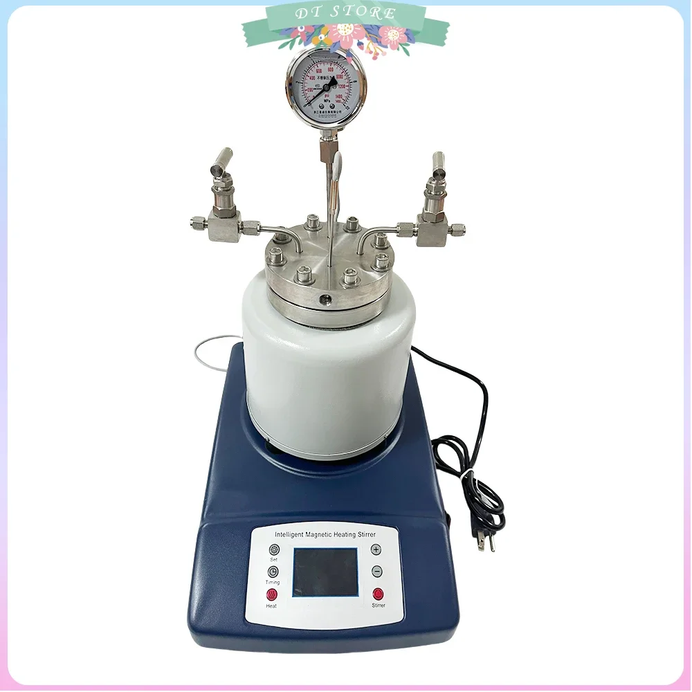 High Pressure Temperature Autoclave Reactor 25-500ml Magnetic Stirrer Customizable Top Quality