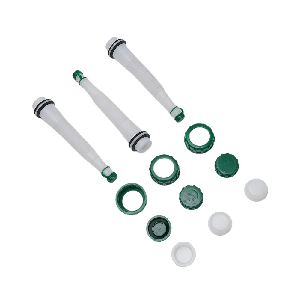 3sets Gas Can Fuel Spout Cap Kit 19 Cm Length Replacement Spout Nozzle Gasket Kit 5 Cm Spout Cover Diameter 4.0 Cm Exhaust Cap