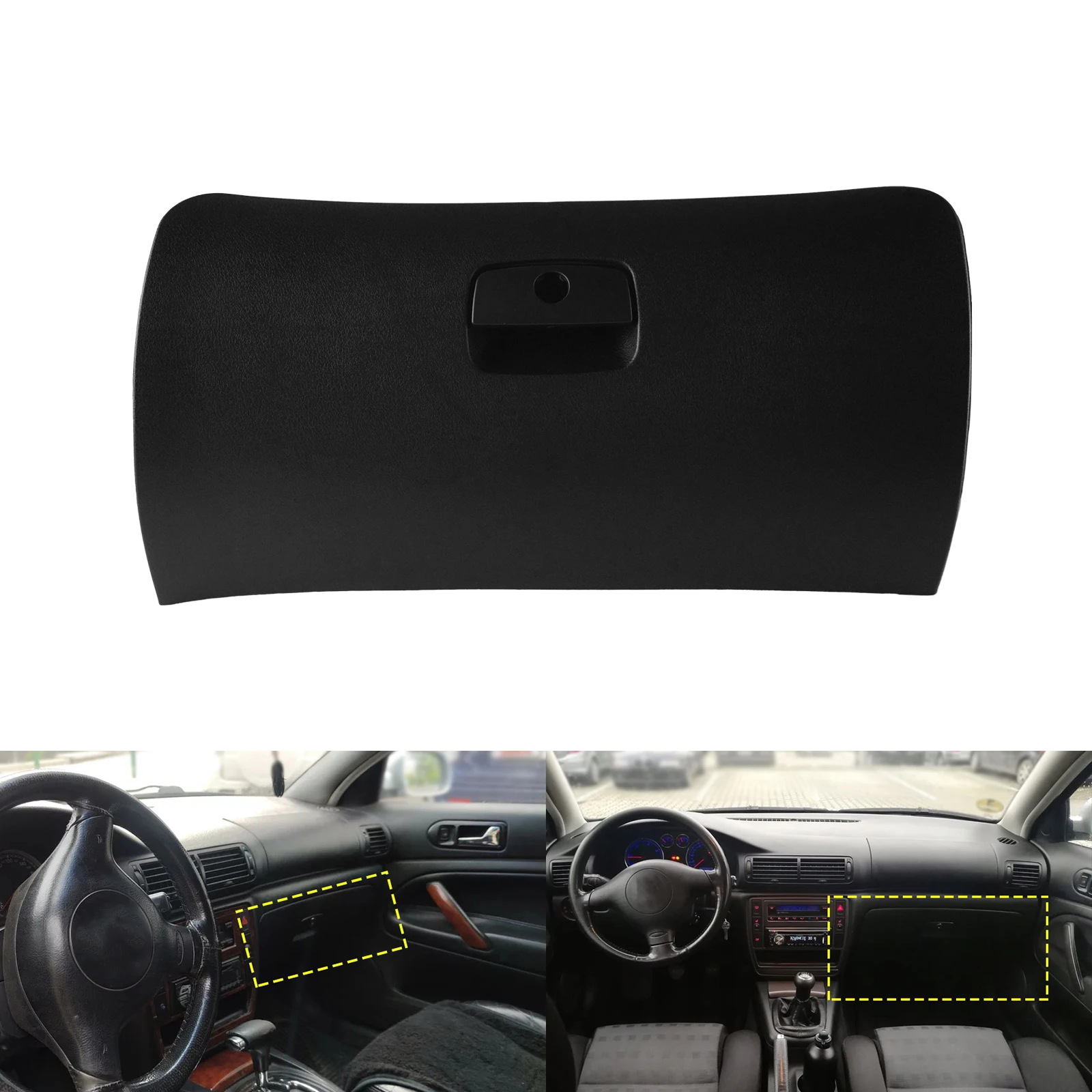 

Черная крышка-накладка для отсека перчаточного ящика для VW Passat 3B2 3B3 3B5 3B6 Skoda Superb I 3U4 1998-05, ручка-заглушка для отсека