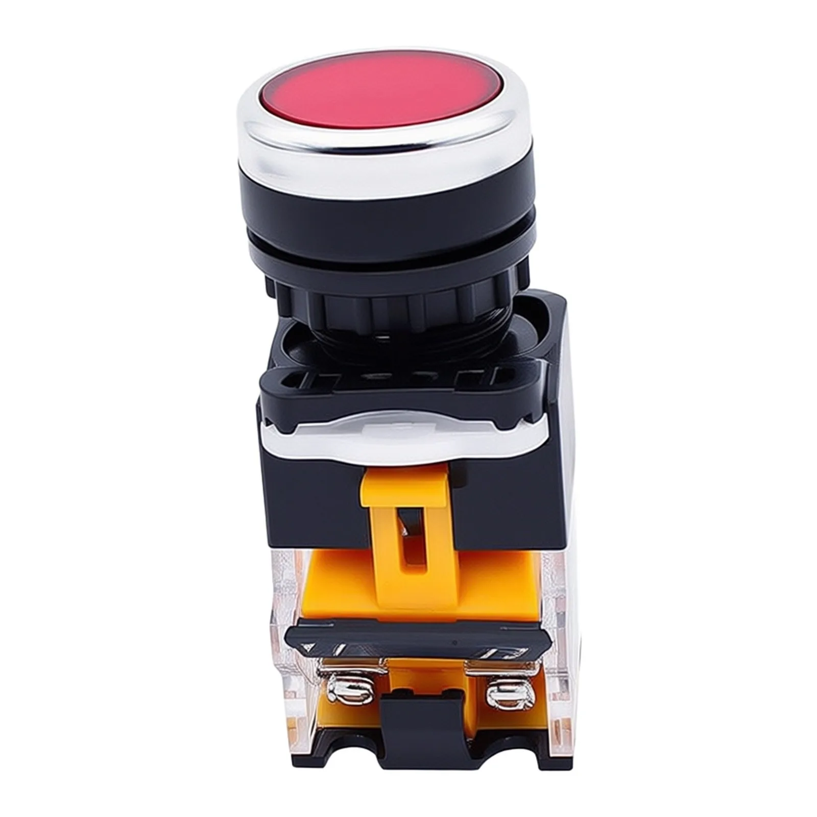 1NO 1NC Switch 22mm Push Button Switch For High-temperature Environments 440V Rated Voltage Enhanced Silver Contacts