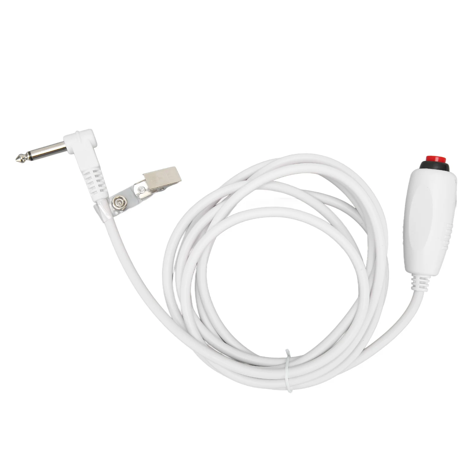 Universal Push Button Cord Universal 6.35mm Interface Replacement Nurse Call Cord with Clip Button Line for Nurse Station 9.8ft