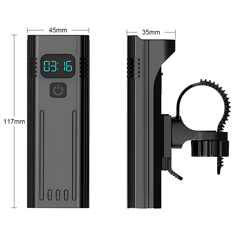 12 LED Bike Light 8000 Lumens USB Chargeable Aluminum MTB Bicycle Light 10000mAh Power Bank Headlight Cycling Accessories