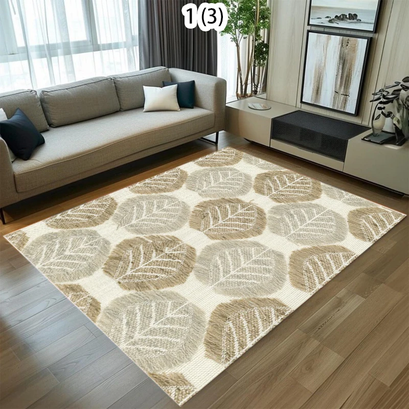 Morandi Geometric Triangle Area Rug Modern Minimalist Soft Non-Slip Large Floor Carpet Boho Home Decor for Bedroom Living Room