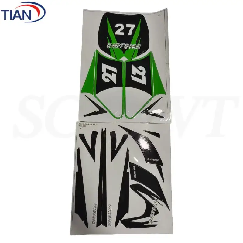 

Синие разноцветные наклейки, подходящие для внедорожных мотоциклов 49CC. Красивые и высококачественные.