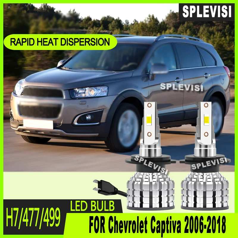

Long-Distance Night Driving H7 LED Low Beam Bulbs For Chevrolet Captiva 2006 2007 2008 2009 2010 2011 2012 2013 2014 2015-2018