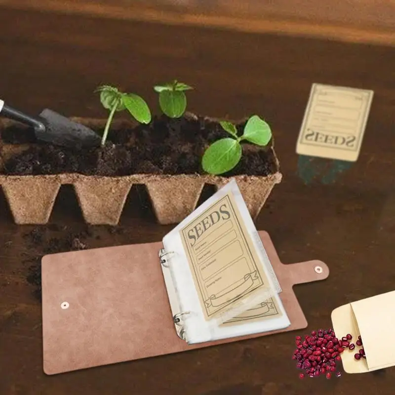 Rapeseed Preservation Envelope Small Resealable Envelopes Durable Vintage Adhesive Pocket For Storage Keys Garden Planting Craft