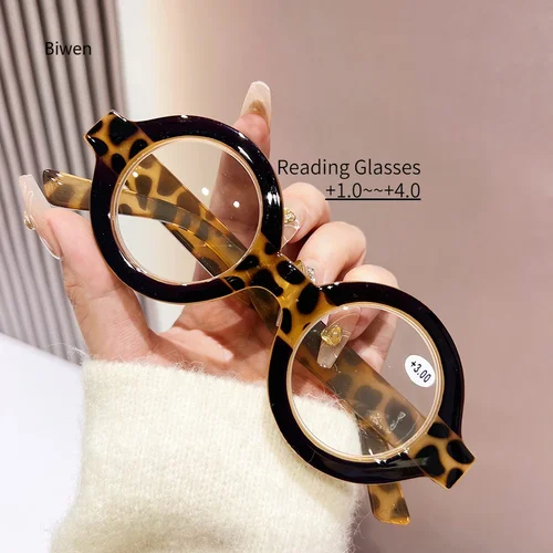 Gafas de lectura redondas para hombre, gafas graduadas con bloqueo de luz azul, gafas de lectura para mujer