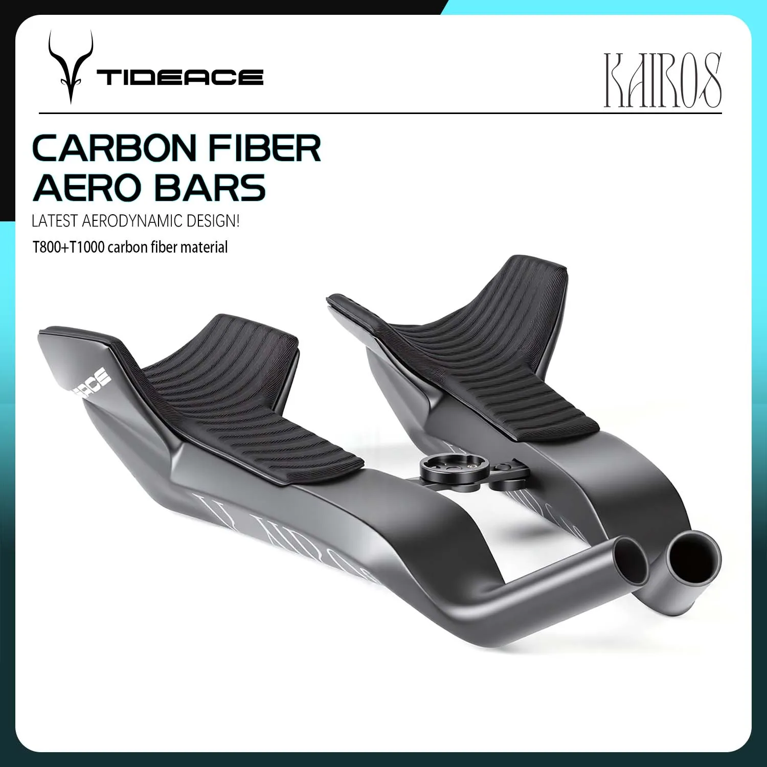 KAIROS Carbon Fiber Aero Bars Super Light Road Bike Extension Kits Triathlon Rest Handlebar Carbon Aero Cockpit