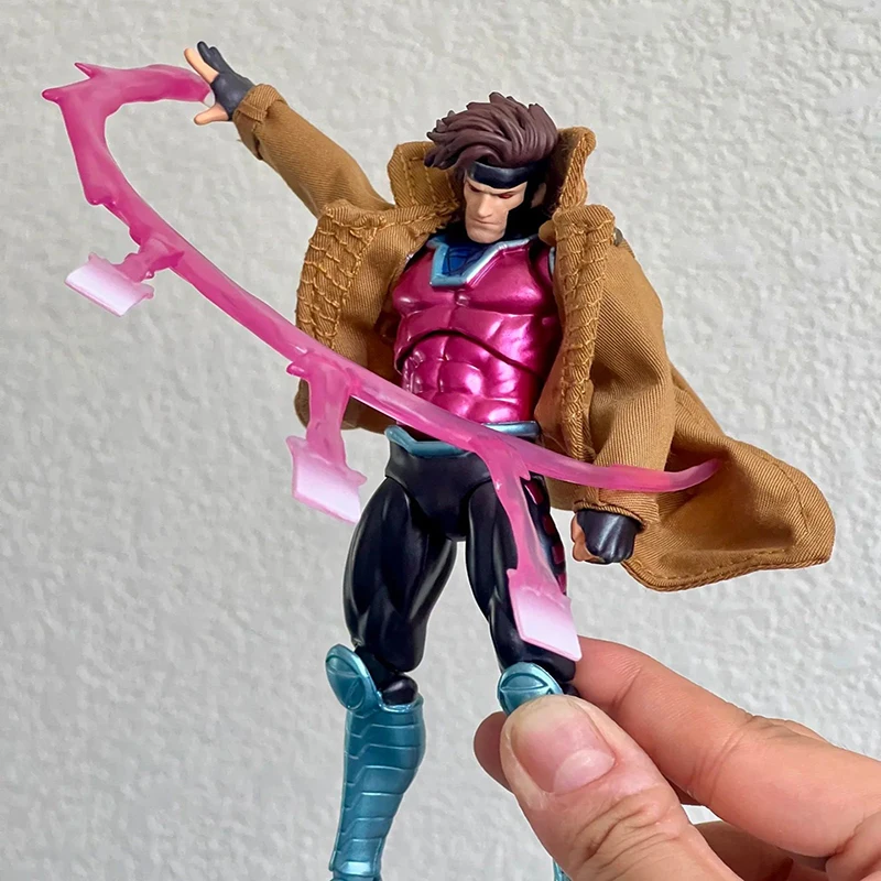 Ct Marvel Comics 스타일 Gambit Mafex131 관절 만화 액션 피규어 포즈 가능 Collectible Model Kit X-Men 팬 생일 선물