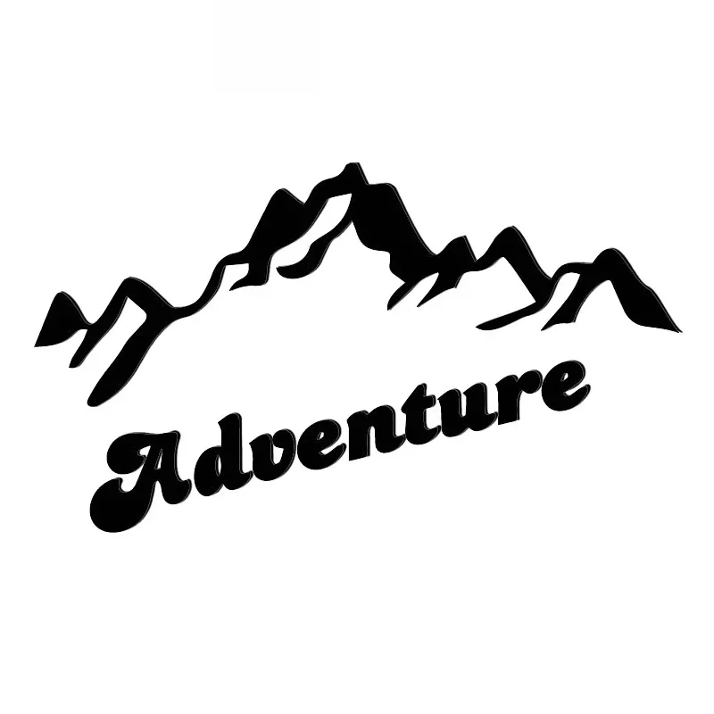 

Climbing Mountain Explorer Creative Exquisite Decals Car Decoration Personality Pvc Waterproof Decals Black/white, 16cm*9cm