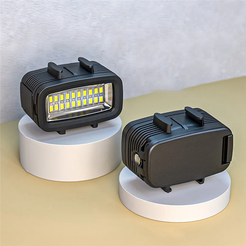 AF91-20LED Portable Diving Fill Light Outdoor Live Photography Lighting For Gopro Camera